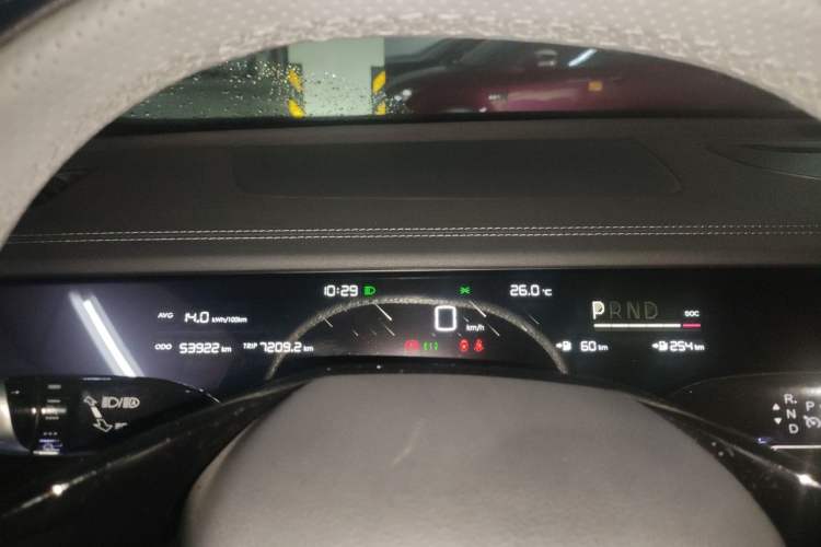 Used NETA S 2022 Extended-Range Version 1160 km Range Rear-Wheel-Drive Compact Edition Instrument Cluster