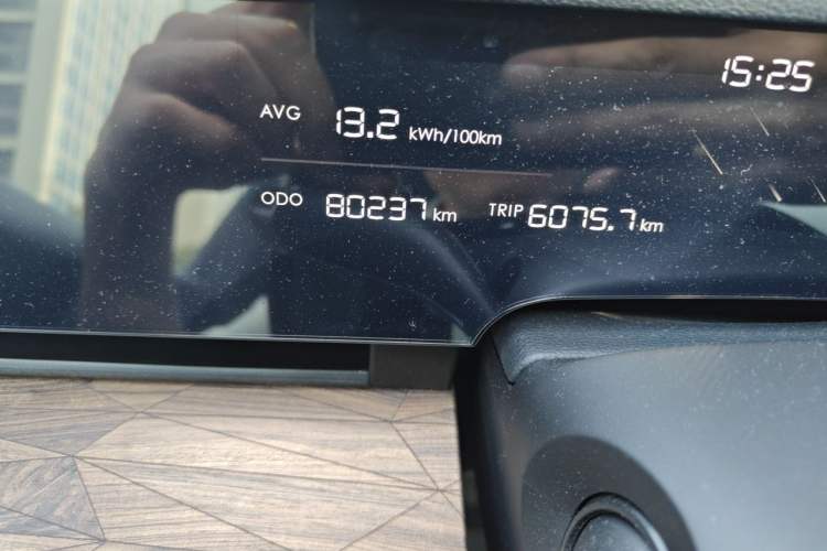 Used NETA S 2022 Pure Electric 715 km Range Rear-Wheel Drive Mid-Range Version Odometer Close Up