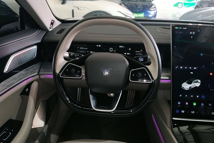 Used NETA S 2022 Extended-Range Version 1160 km Range Rear-Wheel Drive Mid-Grade Steering Wheel