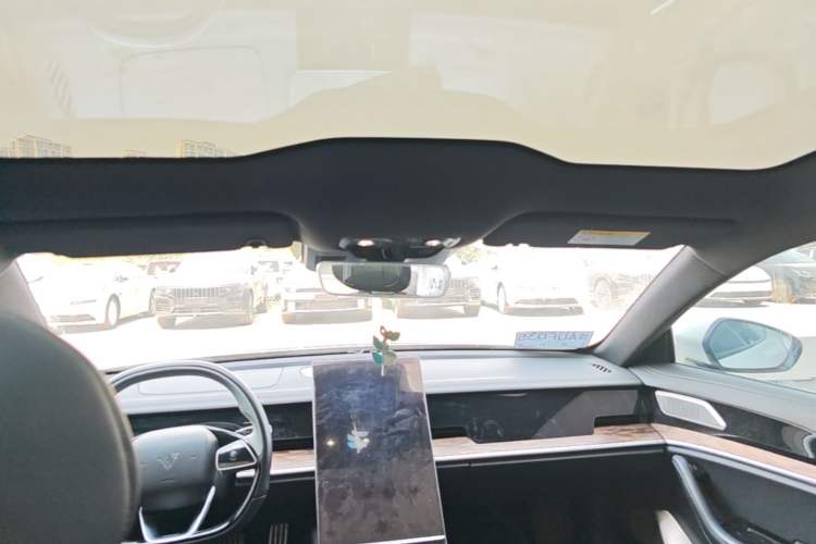 Used NETA S 2022 Extended-Range Version 1160 km Range Rear-Wheel-Drive Compact Edition Headliner