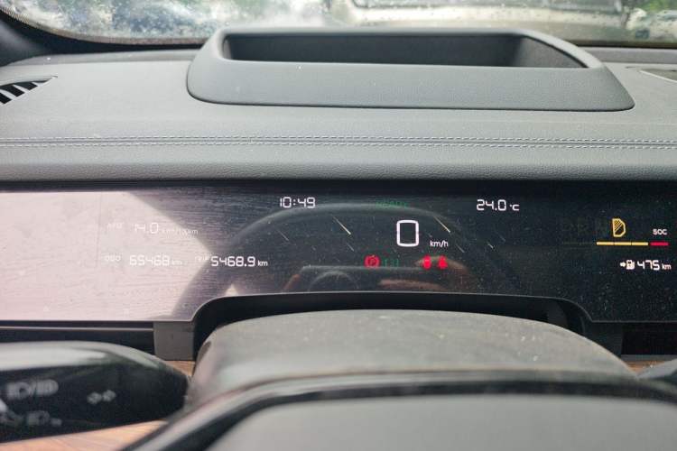 Used NETA S 2022 All-Electric 715 km Range Rear-Drive Deluxe Version Instrument Cluster