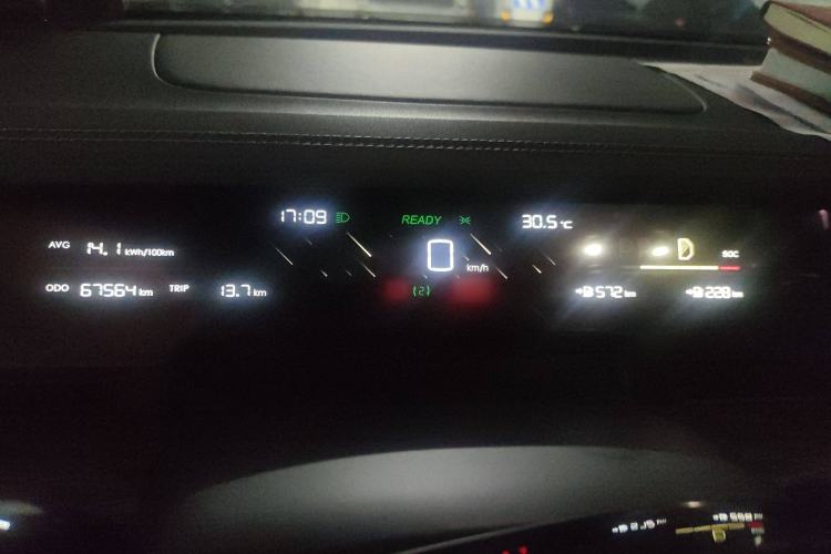 Used NETA S 2022 Extended-Range Version 1160 km Range Rear-Wheel-Drive Compact Edition Instrument Cluster