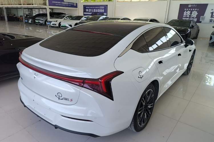 Used NETA S 2022 Extended-Range Version 1160 km Rear-Drive Big Edition Rear Right 45 Deg