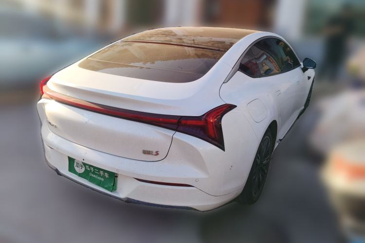 Used NETA S 2022 Extended-Range Version 1160 km Range Rear-Wheel-Drive Compact Edition Rear Right 45 Deg