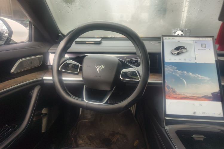 Used NETA S 2022 Extended-Range Version 1160 km Range Rear-Wheel Drive Mid-Grade Steering Wheel