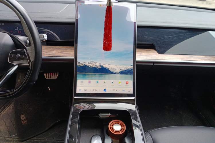 Used NETA S 2023 Pure Electric 520km Rear-Drive Lite Version Audio And AC Panel