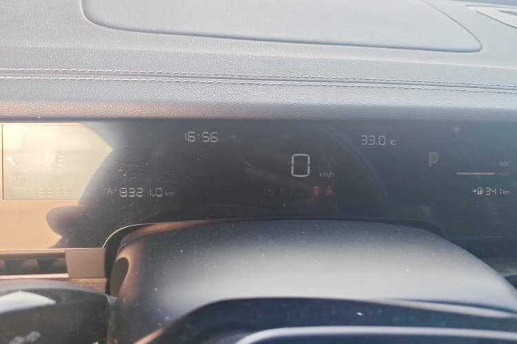 Used NETA S 2023 Pure Electric 520km Rear-Drive Lite Version Instrument Cluster