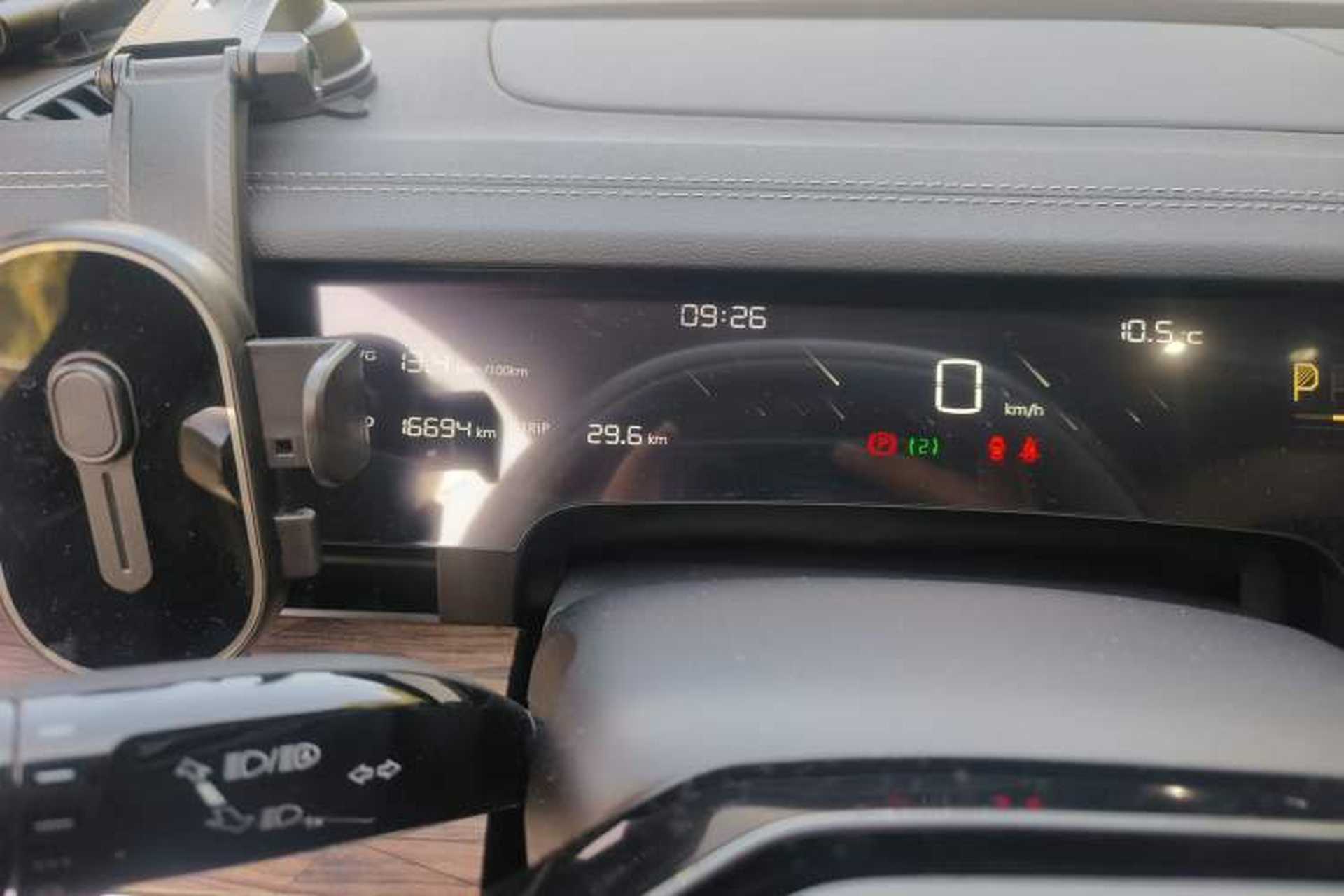 Used NETA S 2023 Pure Electric 520km Rear-Drive Lite Version Odometer Close Up