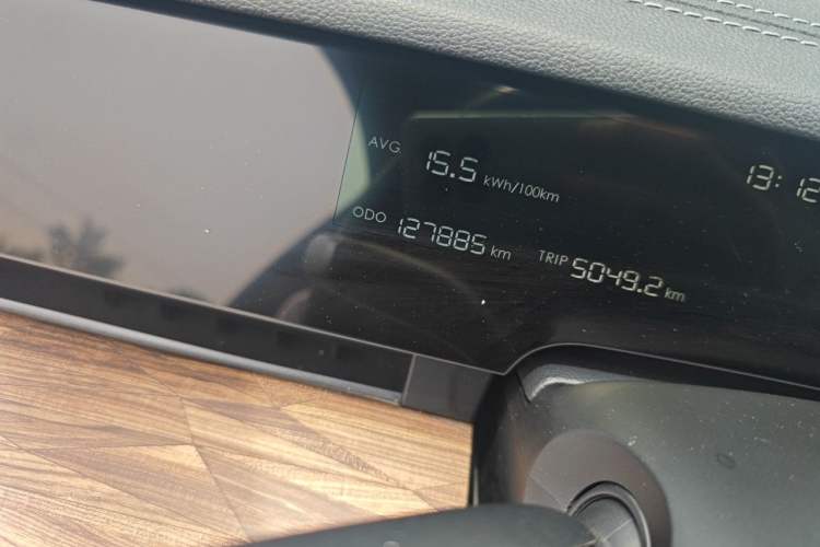 Used NETA S 2023 Pure Electric 520km Rear-Drive Lite Version Odometer Close Up
