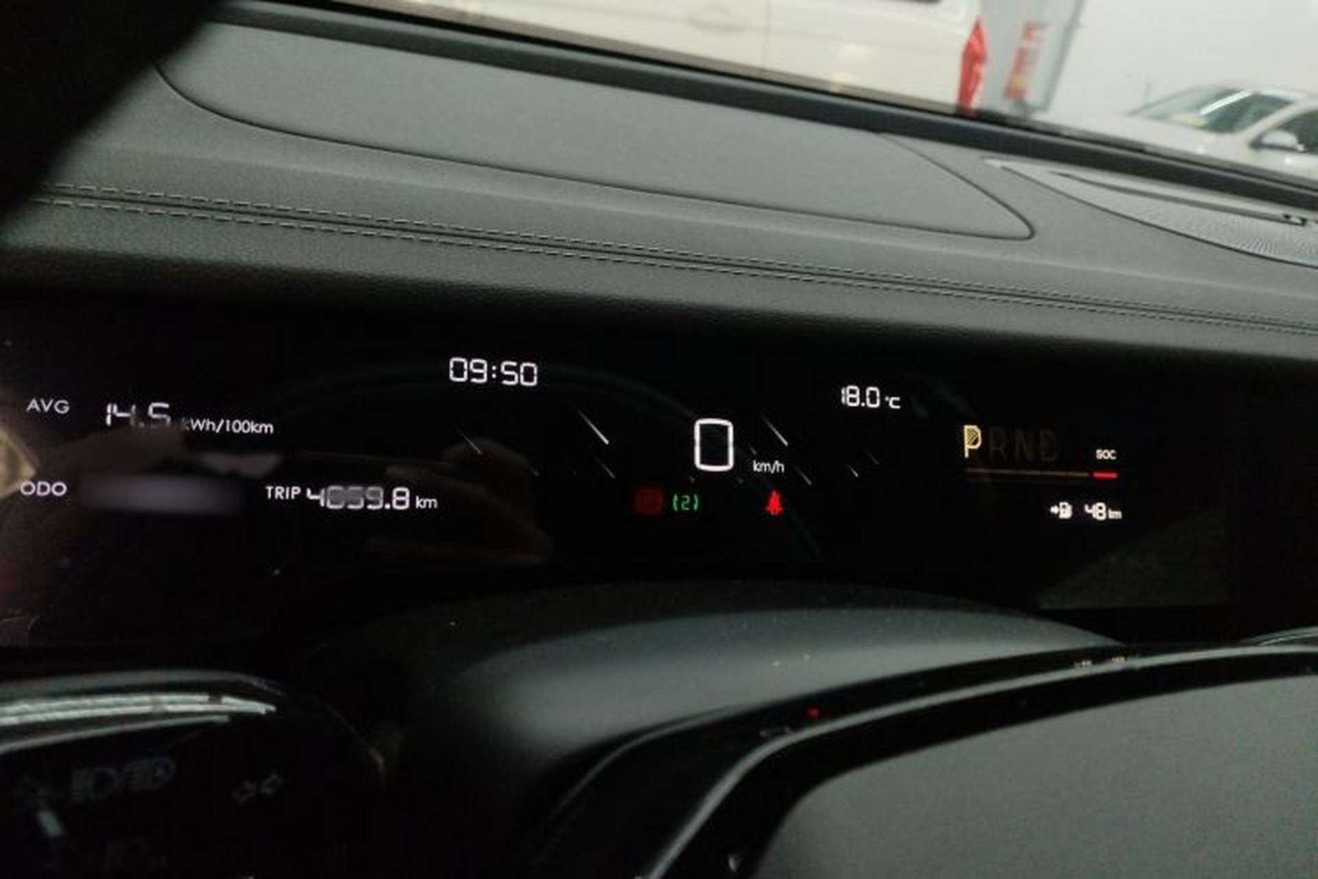 Used NETA S 2023 Pure Electric 520km Rear-Drive Lite Version Instrument Cluster