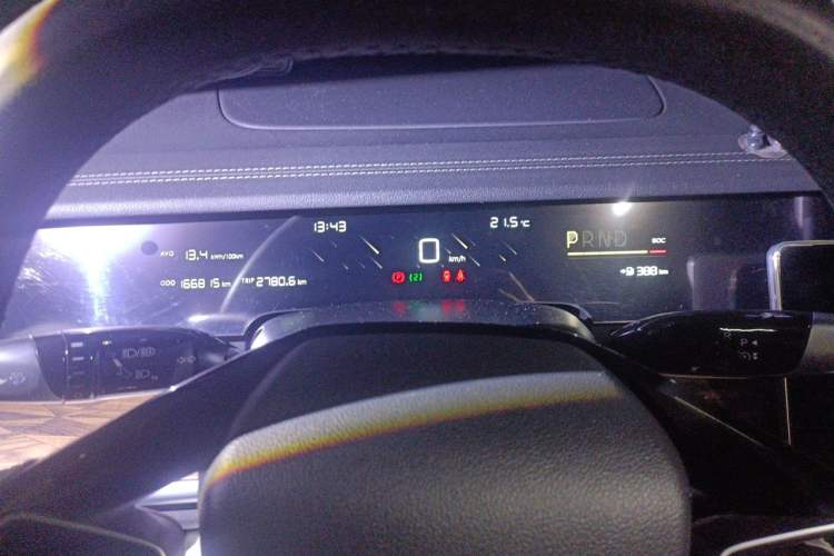 Used NETA S 2023 Pure Electric 520km Rear-Drive Lite Version Instrument Cluster