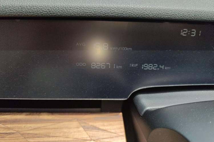 Used NETA S 2023 Pure Electric 520km Rear-Drive Lite Version Odometer Close Up
