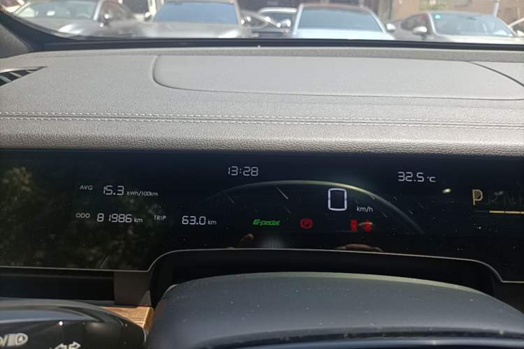 Used NETA S 2023 Pure Electric 520km Rear-Drive Lite Version Instrument Cluster
