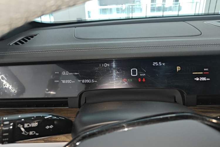 Used NETA S 2023 Pure Electric 520km Rear-Drive Lite Version Instrument Cluster