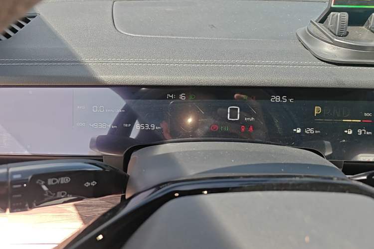 Used NETA S 2024 Range-Extended 1060 Lite Edition Instrument Cluster