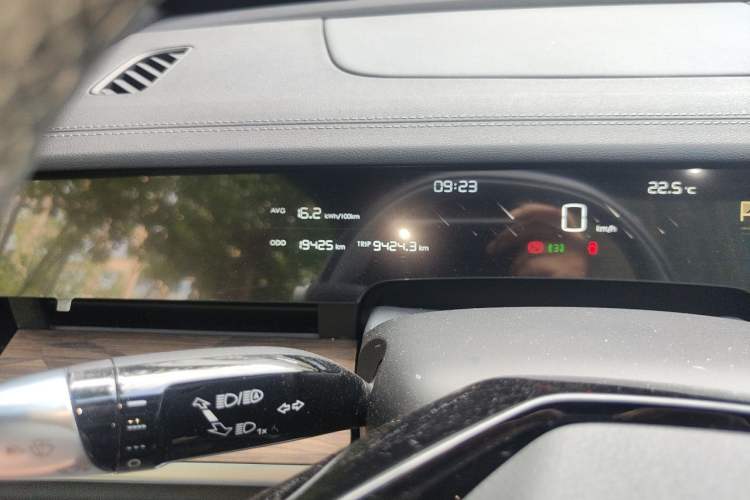 Used NETA S 2024 Pure Electric 520km Rear-Drive Lite Version Odometer Close Up