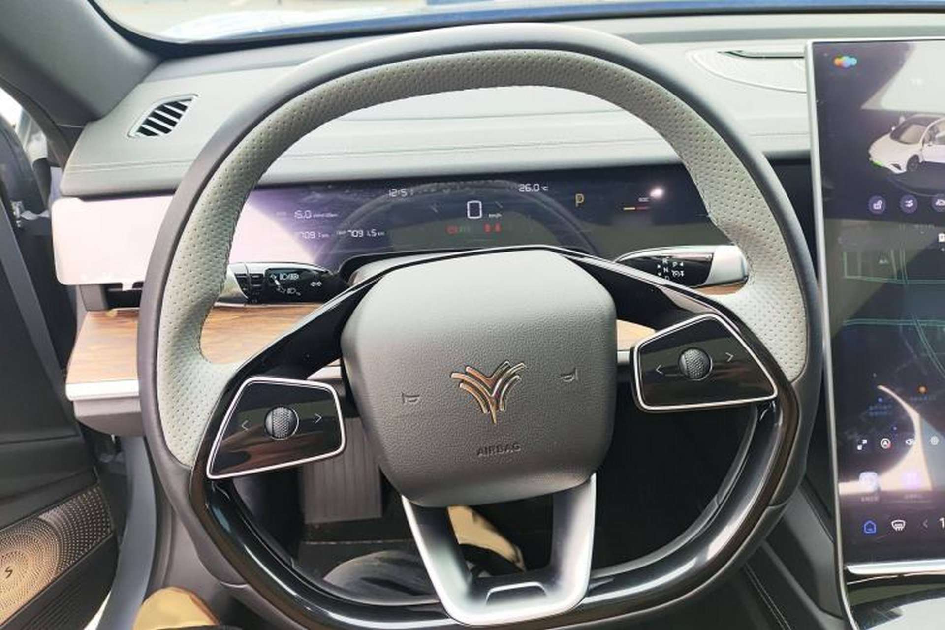Used NETA S 2024 Pure Electric 520km Rear-Drive Lite Version Steering Wheel