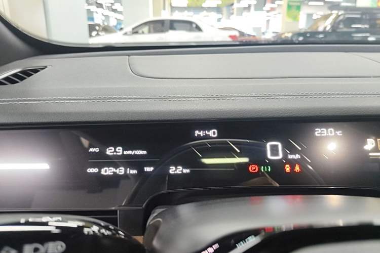 Used NETA S 2024 Pure Electric 520km Rear-Drive Lite Version Instrument Cluster