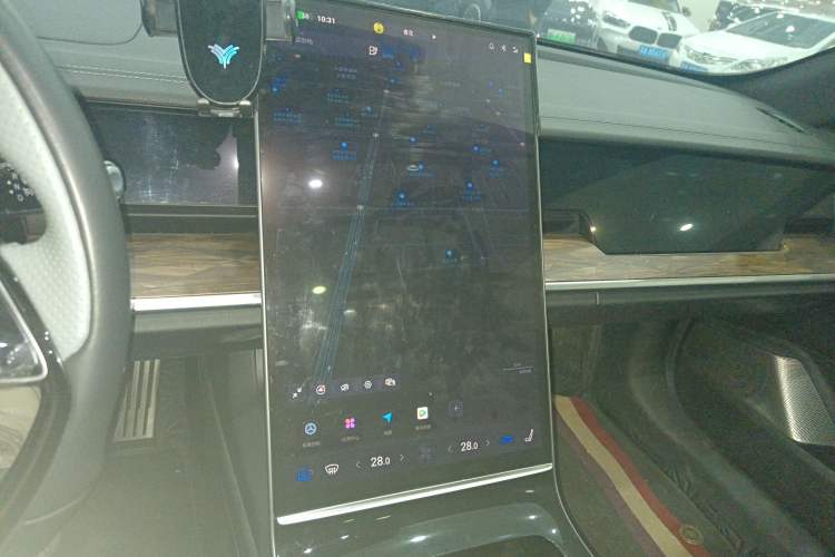Used NETA S 2024 Pure Electric 520km Rear-Drive Lite Version Audio And AC Panel