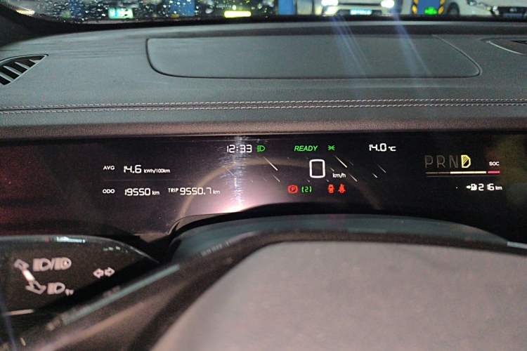 Used NETA S 2024 Pure Electric 520km Rear-Drive Deluxe Edition Instrument Cluster