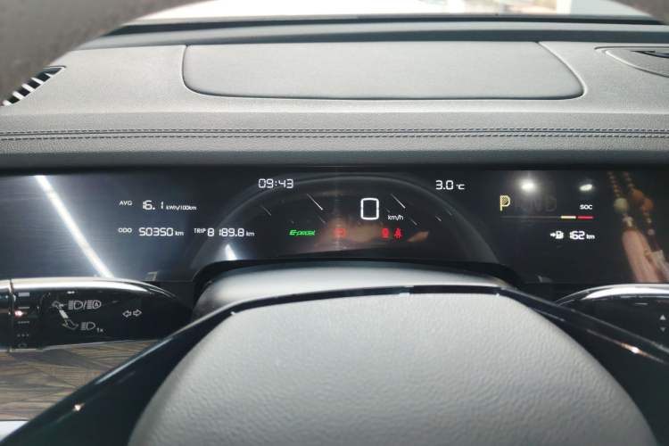 Used NETA S 2024 Pure Electric 520km Rear-Drive Lite Version Instrument Cluster
