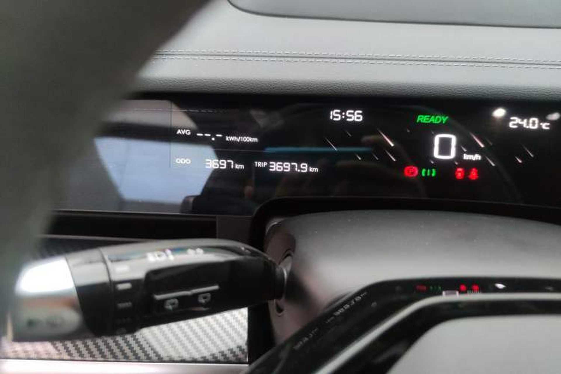 Used NETA S Shooting Brake 2024 Pure Electric 510 Standard Edition Odometer Close Up