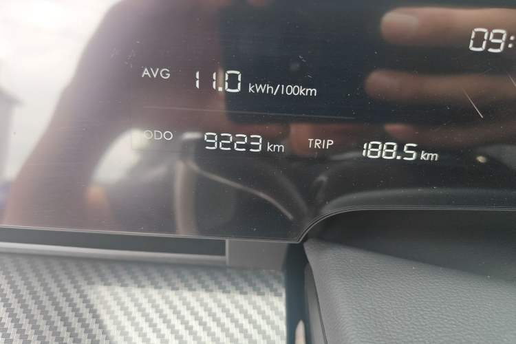 Used NETA S Shooting Brake 2024 Range-Extended 300 Pro Edition Odometer Close Up