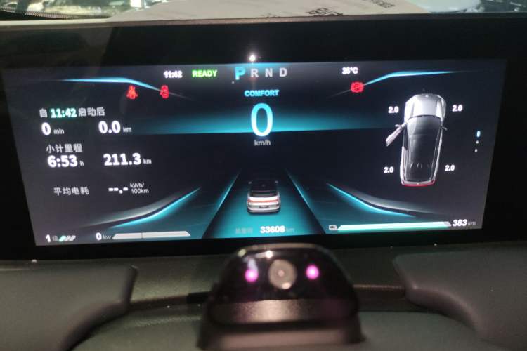 Used NETA U 2020 400 U-Enjoy Odometer Close Up