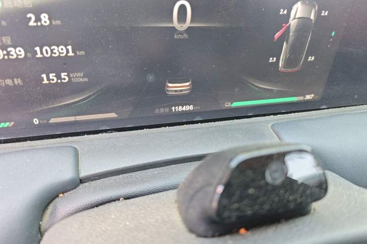 Used NETA U 2020 400 U-Create Odometer Close Up
