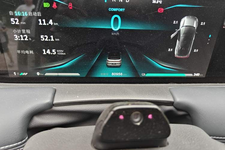 Used NETA U 2020 400 U-Enjoy Odometer Close Up