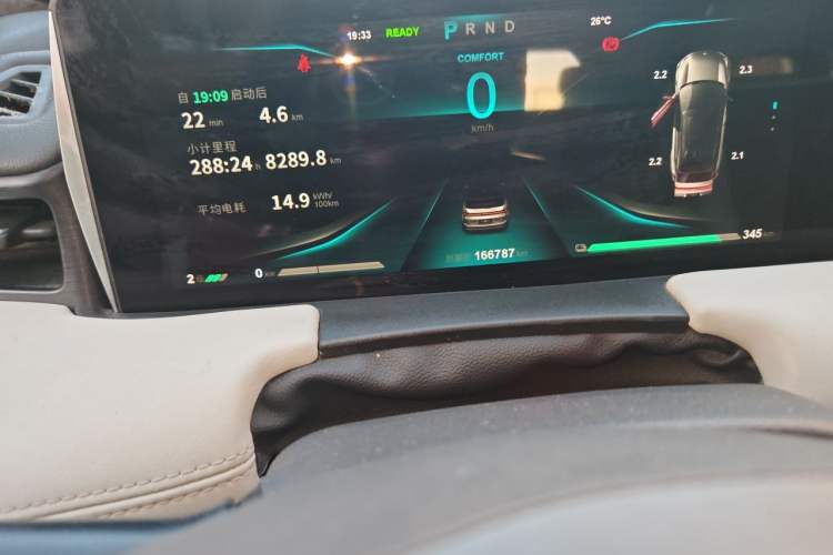 Used NETA U 2020 400 U-Shape Odometer Close Up