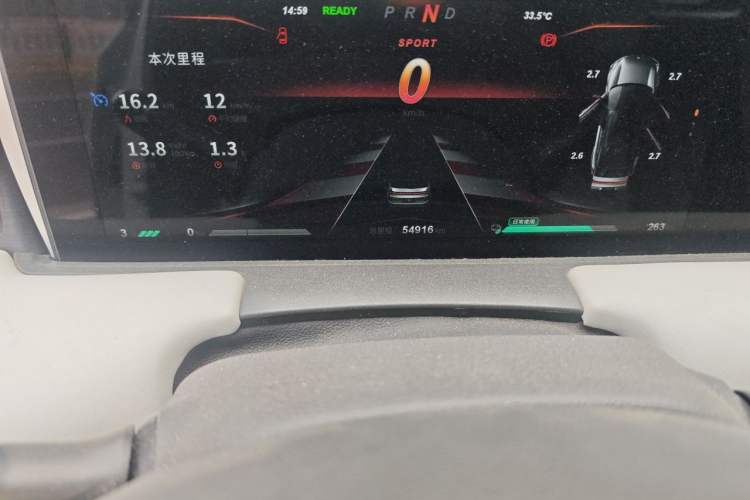 Used NETA U 2020 400 U-Shape Odometer Close Up