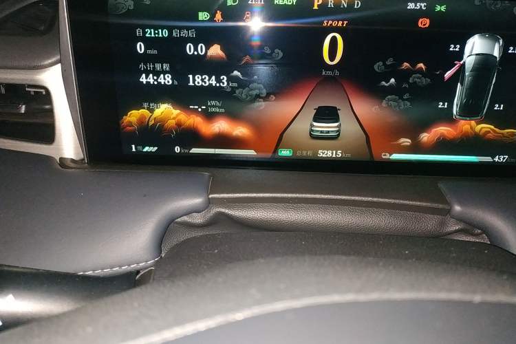Used NETA U 2021 Pro 500 Global Edition Odometer Close Up