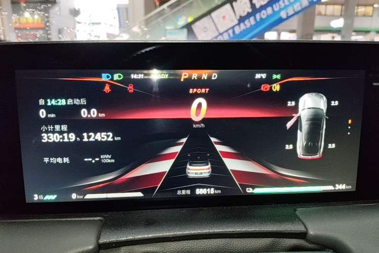 Used NETA U 2021 Pro 400 Cruiser Edition Instrument Cluster
