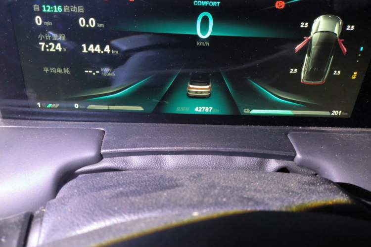 Used NETA U 2021 Pro 400 Cruiser Edition Odometer Close Up