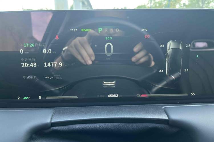 Used NETA U 2021 Pro 400 Cruiser Edition Odometer Close Up