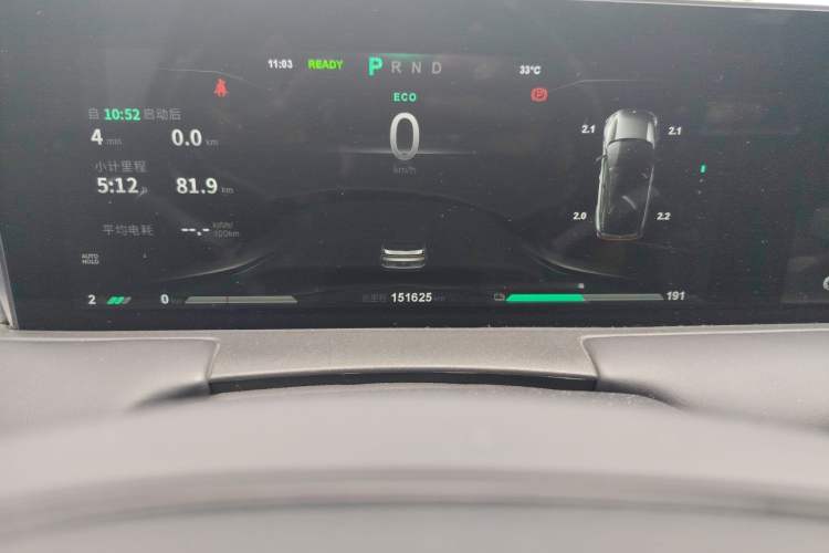 Used NETA U 2021 Pro 400 Cruiser Edition Odometer Close Up
