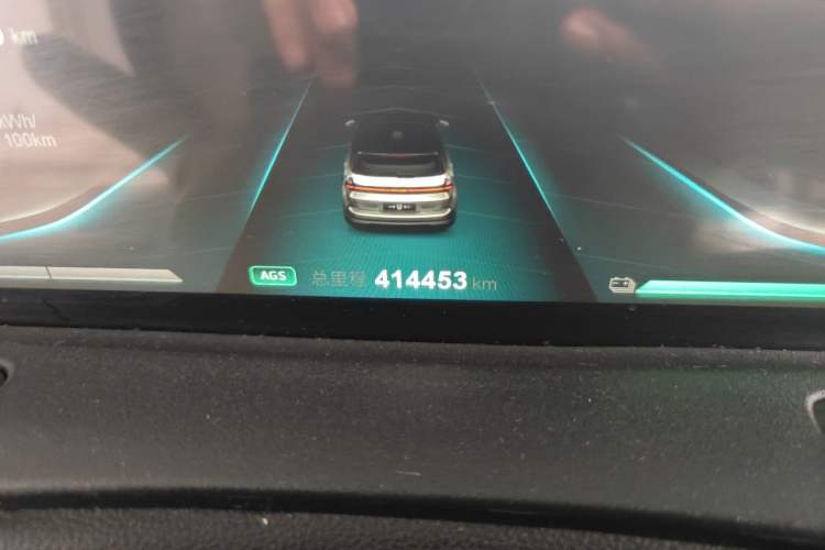 Used NETA U 2021 Pro 500 Global Edition Odometer Close Up