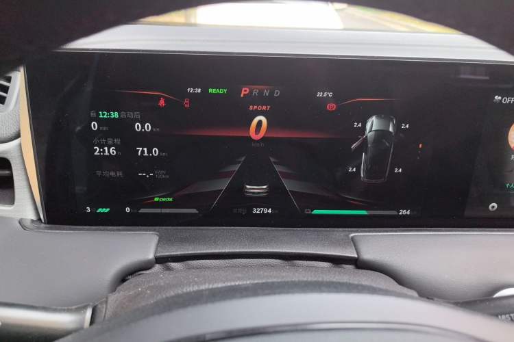 Used NETA U 2021 Pro 400 Cruiser Edition Odometer Close Up