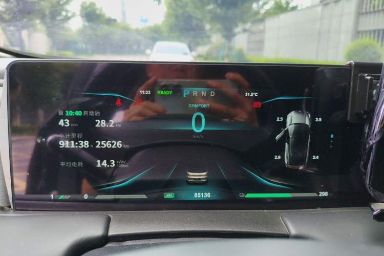 Used NETA U 2021 Pro 500 Global Edition Instrument Cluster