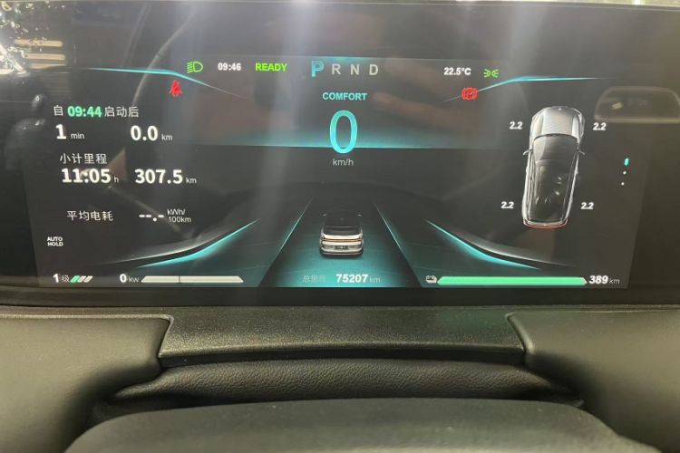 Used NETA U 2021 Pro 400 Cruiser Edition Odometer Close Up