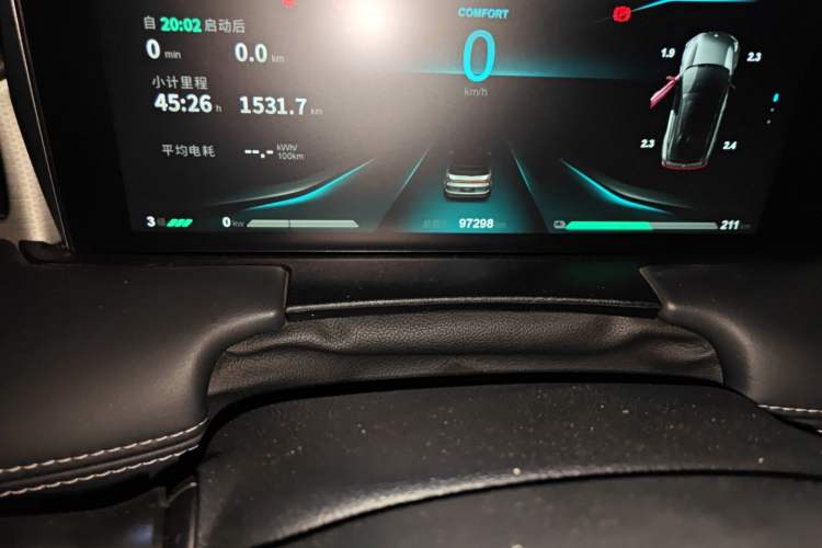 Used NETA U 2021 Pro 400 Cruiser Edition Odometer Close Up