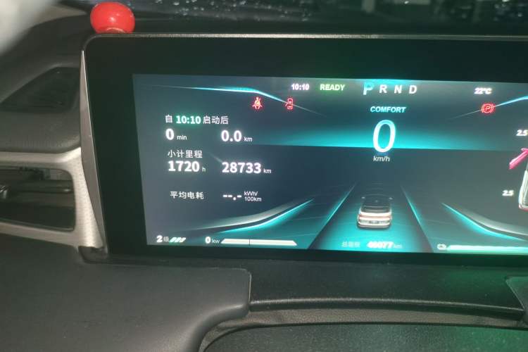 Used NETA U 2021 Pro 400 Cruiser Edition Odometer Close Up