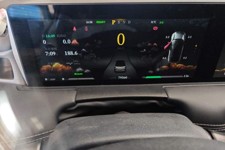 Used NETA U 2021 Pro 400 Cruiser Edition Odometer Close Up