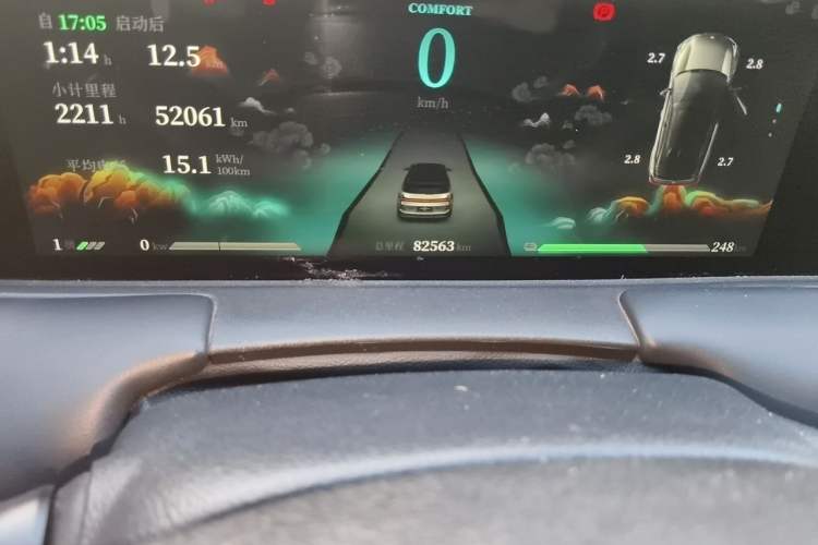 Used NETA U 2021 Pro 400 Cruiser Edition Odometer Close Up