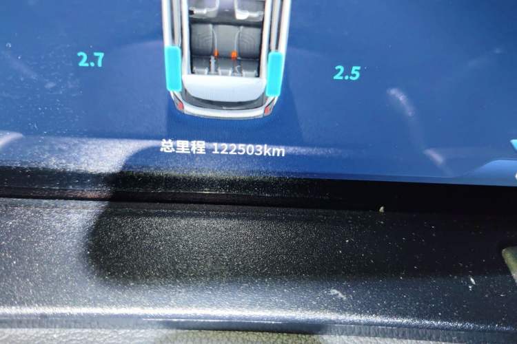 Used NETA U 2022 NETA U-Ⅱ 610 Ternary Lithium Odometer Close Up