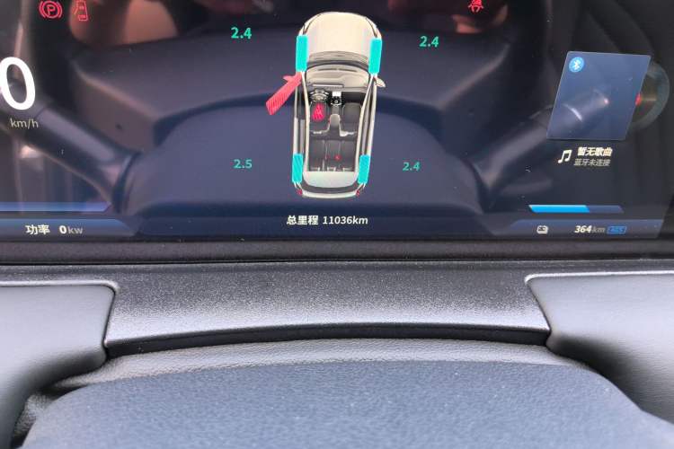 Used NETA U 2022 Neta U-Ⅱ 610 Deluxe Edition Odometer Close Up