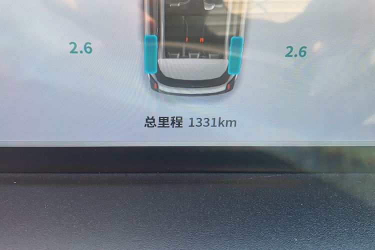 Used NETA U 2022 NETA U-Ⅱ 610 Ternary Lithium Odometer Close Up
