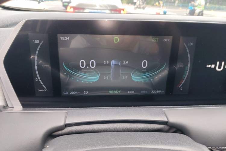 Used NETA U 2022 Zhi 400 Lithium-Nickel-Manganese-Cobalt Energy System Instrument Cluster