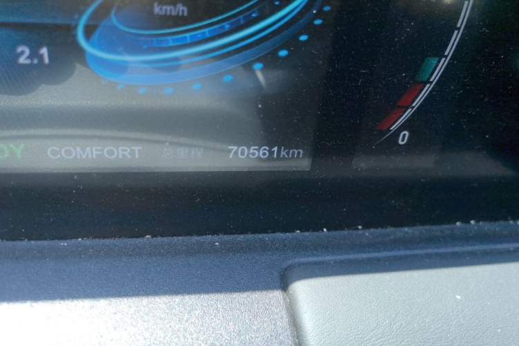 Used NETA U 2022 Zhi 400 Lithium-Nickel-Manganese-Cobalt Energy System Odometer Close Up